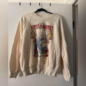 Billabong Cream Graphic Crewneck Sweater